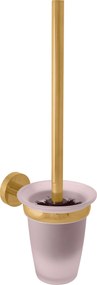 Slezák - RAV WC kefa, sklenená miska COLORADO - COA0500ZK, Zlatá brúsená