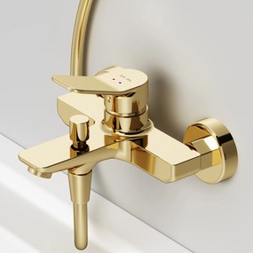 Vaňová a sprchová batéria AM.PM X-Joy FXA10099 jednopáková, zlatá