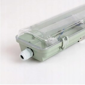 ECOLIGHT Svietidlo + 2x LED trubica - G13 - 120cm - 18W - 1800lm studená biela - SADA