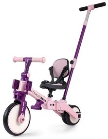 Detská trojkolka Optimus Max 5v1 ružová