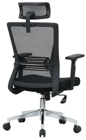 Kancelárska ergonomická stolička Neoseat JENNY — čierna, nosnosť 150 kg