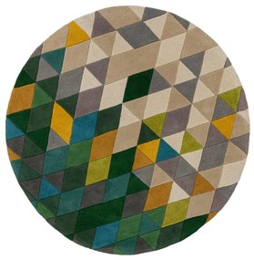 Vlnený koberec Flair Rugs Prism, ⌀ 160 cm