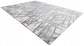 Dywany Łuszczów HRUBÝ KOBEREC DO OBÝVAČKY 80x300 GEOMETRICKÝ #AT4484