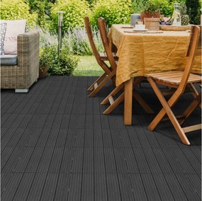 Gumová dlaždica COSMOPOLITAN 30 x 30 cm, antracit MHEU5100064