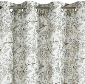 ZATEMŇOVACÍ ZÁVES NA KRÚŽKOCH LUCINA2 140X250 CM VZOROVANÁ