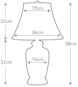 Elstead GOLD-THISTLE-TL - Stolná lampa GOLDTHISTLE 1xE27/60W/230V