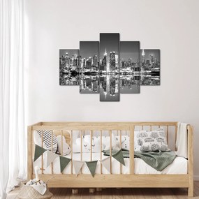 Obraz - New York, čiernobiely (150x105 cm)