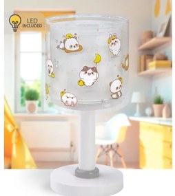 Dalber 41761E - LED detská lampička KAWAII FRIENDS 1xG4/4W/230V sivá