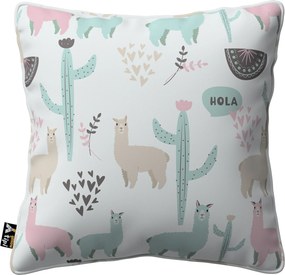 Gabika so šnúrkou, obliečka na vankúš farba produktu zelená látka vzorované
