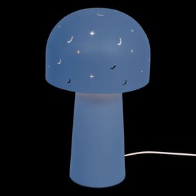 Atmosphera - Detská stolná lampa STARRY MUSHROOM 1xE14/25W/230V modrá