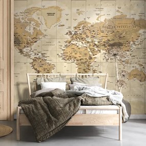 VLADILA  Classic Vintage Map - tapeta