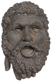 Nástenná kameninová busta muža v antickom štýle Géraud - 29 * 19 * 42 cm