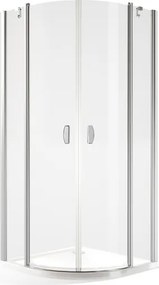 Roltechnik Outlet Štvrťkruhový sprchový kút DR2 - bez vaničky ROTH-Variant: rozmery: 80x80 cm - (DR2/80x80 - 733-8000000-00-02), ROTH-Profily: profil…