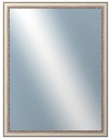 DANTIK - Zrkadlo v rámu, rozmer s rámom 70x90 cm z lišty PROVENCE biela (2652)