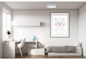 LED Stropné svietidlo GALAXY KIDS LED/24W/230V bodky biela/čierna