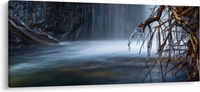 Obraz zimné lagúny (120x50 cm)