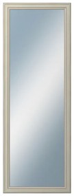DANTIK - Zrkadlo v rámu, rozmer s rámom 50x140 cm z lišty STEP biela (3018)