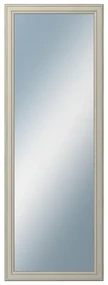 DANTIK - Zrkadlo v rámu, rozmer s rámom 50x140 cm z lišty STEP biela (3018)
