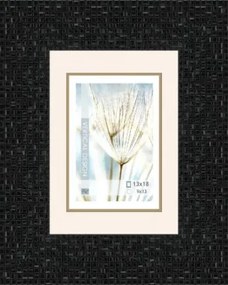 Fotorámik Glamour 13x18 cm, čierny%