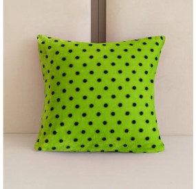 Mikroplyšová obliečka na vankúšik COLAM 45x45 cm, zelený