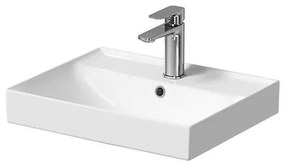 Umývadlo Cersanit Larga 50,5x40 cm otvor pre batériu uprostred K120-008