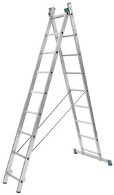 ALVE Rebrík hliníkový dvojdielny univerzálny 7509 PROFI EUROSTYL