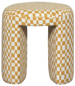 Žltá čalúnená stolička Charlie – WOOOD