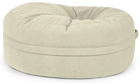 Hnedý sedací vak z textílie buklé Roll 135 – SLOWDOWN