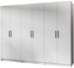 Skriňa X3 Gold 2d Biela/Biela