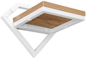 Nástenný stojan na kvety DORON biely