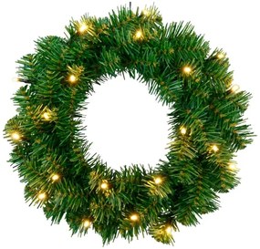 Eglo 410926 - LED Vonkajší vianočný veniec so senzorom 20xLED/0,064W/3xAA IP44