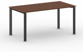 Rokovací stôl PRIMO INFINITY s čiernou podnožou 1600 x 800 x 750 mm, čerešňa
