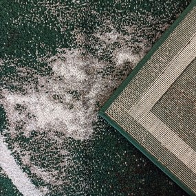 DY Zeleno-sivý koberec s geometrickým vzorom Otto 07 Rozmer: 200x290 cm