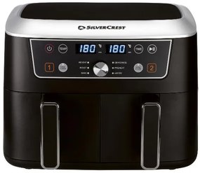 Silvercrest®  Dvojzónová teplovzdušná fritéza Shfdd 2600 B2  (100395850)