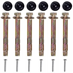 Plastová strieška MAKO DUO 100x200cm - čierna