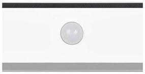 LED nástenné solárne vonkajšie svietidlo (výška 6 cm) Silves – Trio