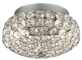 Ideal Lux - LED Krištáľové stropné svietidlo KING 3xG9/3W/230V pr. 25,5 cm chróm