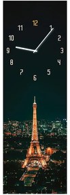 Sklenené hodiny 20X60 PARIS
