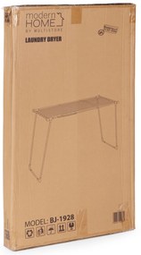 ModernHome Teleskopický sušiak na bielizeň 19-metrový - čierny