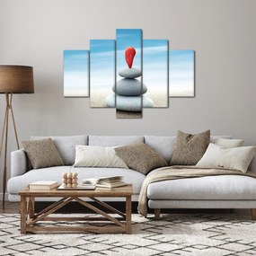 Obraz - Rovnováha s kameňmi (150x105 cm)