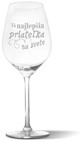 Sablio Pohár na víno Tá najlepšia priateľka na svete: 49 cl