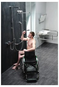 Nástenné madlo do kúpeľne z nehrdzavejúcej ocele 63 cm Handicap Right – Sapho