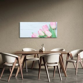 Obraz - Kytica tulipánov (120x50 cm)
