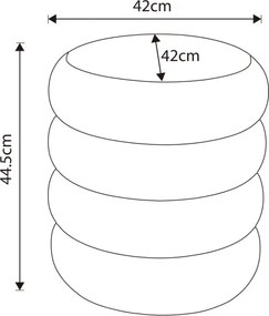 Taburetka SNUGGO mocha