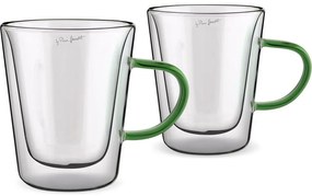 Lamart LT9118 2-dielna súprava pohárov na čajVaso, 300 ml, zelená