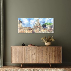 Obraz - Kostol Santa Maria di Loreto, Rím, Taliansko (120x50 cm)