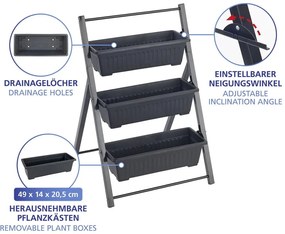 Kovový stojan na kvety (výška 85 cm) Vertical – Maximex