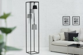 Stojacia lampa Levels 180cm čierna šedá