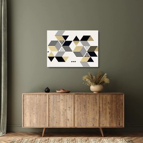Sklenený obraz - Geometrické tvary N⁰1 (70x50 cm)