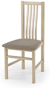 Jedálenská stolička Pawel - dub sonoma / hnedá
